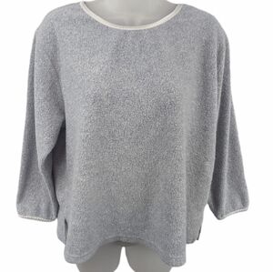 Soft Surroundings Fleece Lounge Top Sz PS